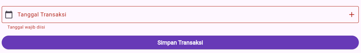 Validasi tanggal